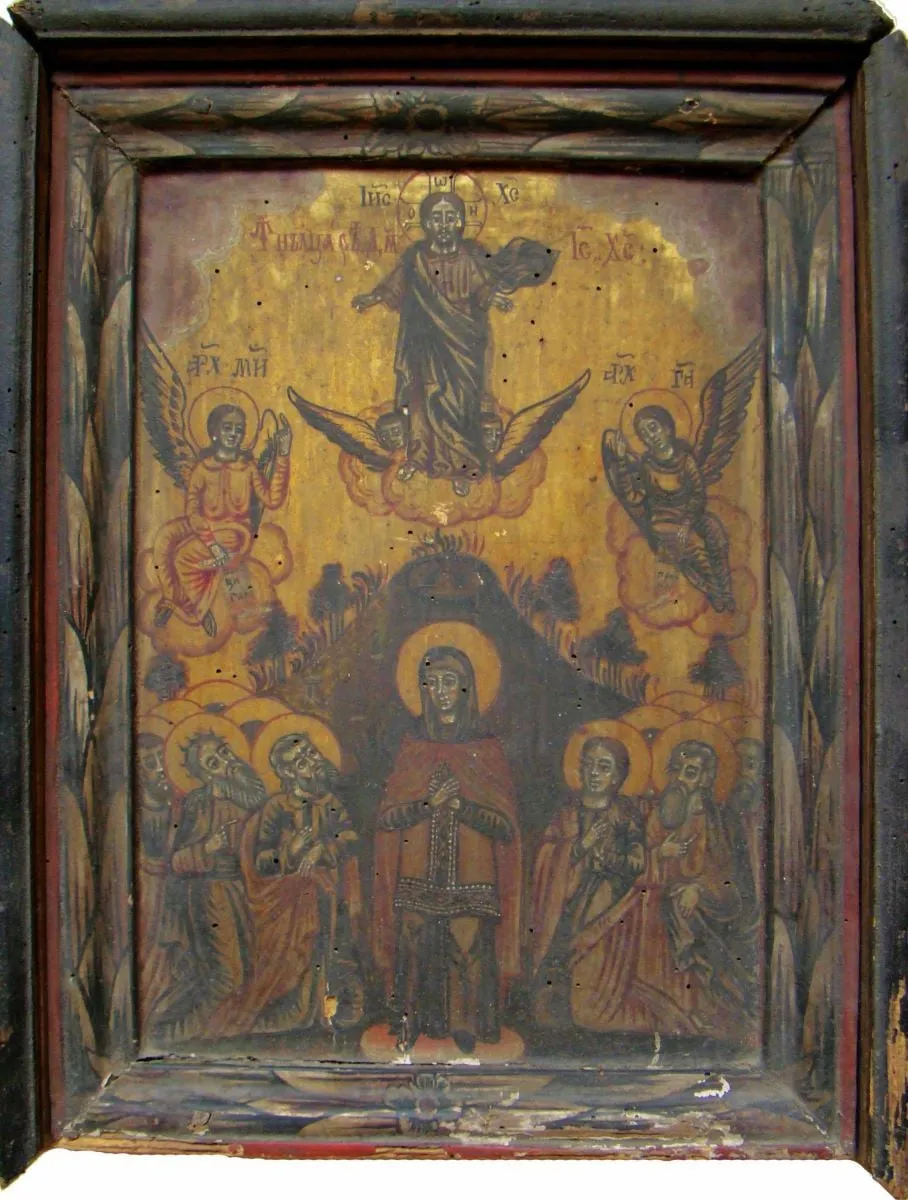 Înălțarea la cer a lui Iisus, by Vasile Munteanu din Săliște