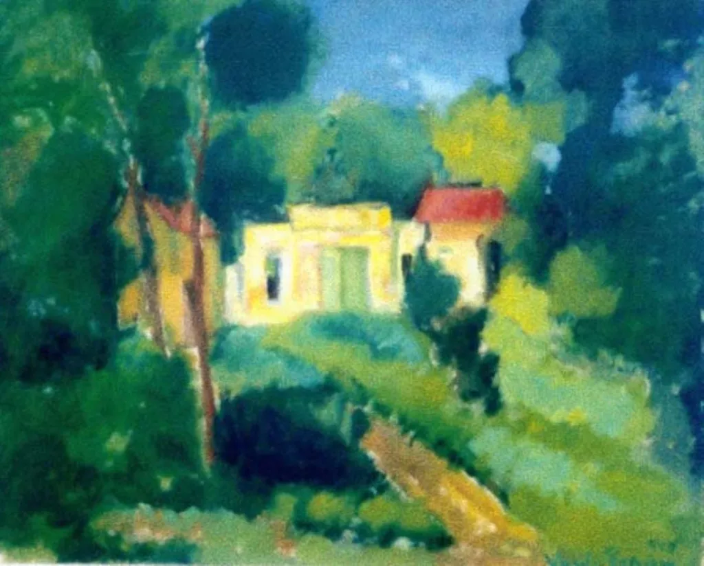 Băile Buziaș, by Vasile Popescu, unspecified, 1943