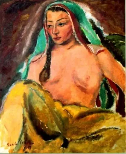 Odaliscă, by Vasile Popescu, 1937