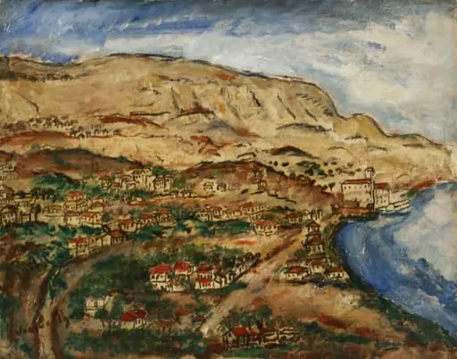 Peisaj din Balcic, by Vasile Popescu