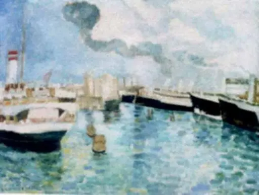 Portul Constanța, by Vasile Popescu