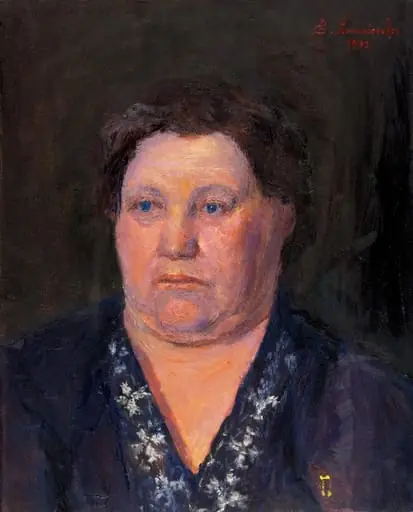 Portrait of Mrs. Foteina Stasinopoulos, by Vasilios Giannakopoulos