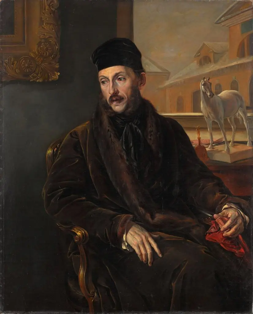 Dmitriy Petrovich Voeykov, by Vasily Andreevich Tropinin