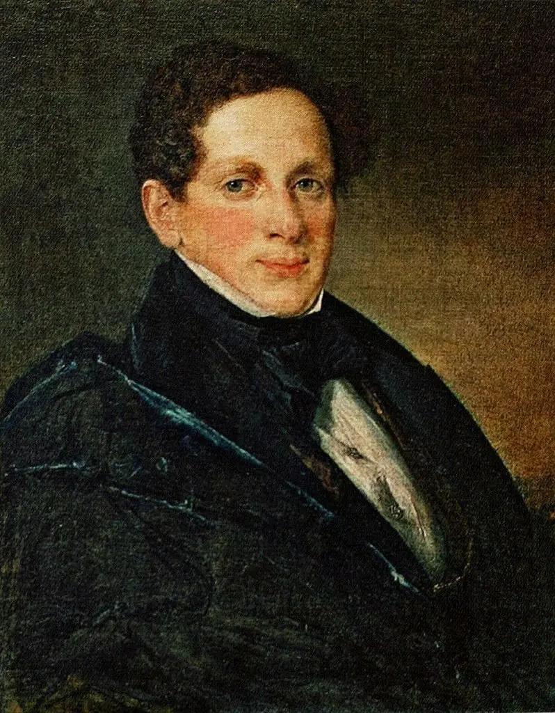 Portrait of Andrei Mikhailovich Bolotov, by Vasily Andreevich Tropinin