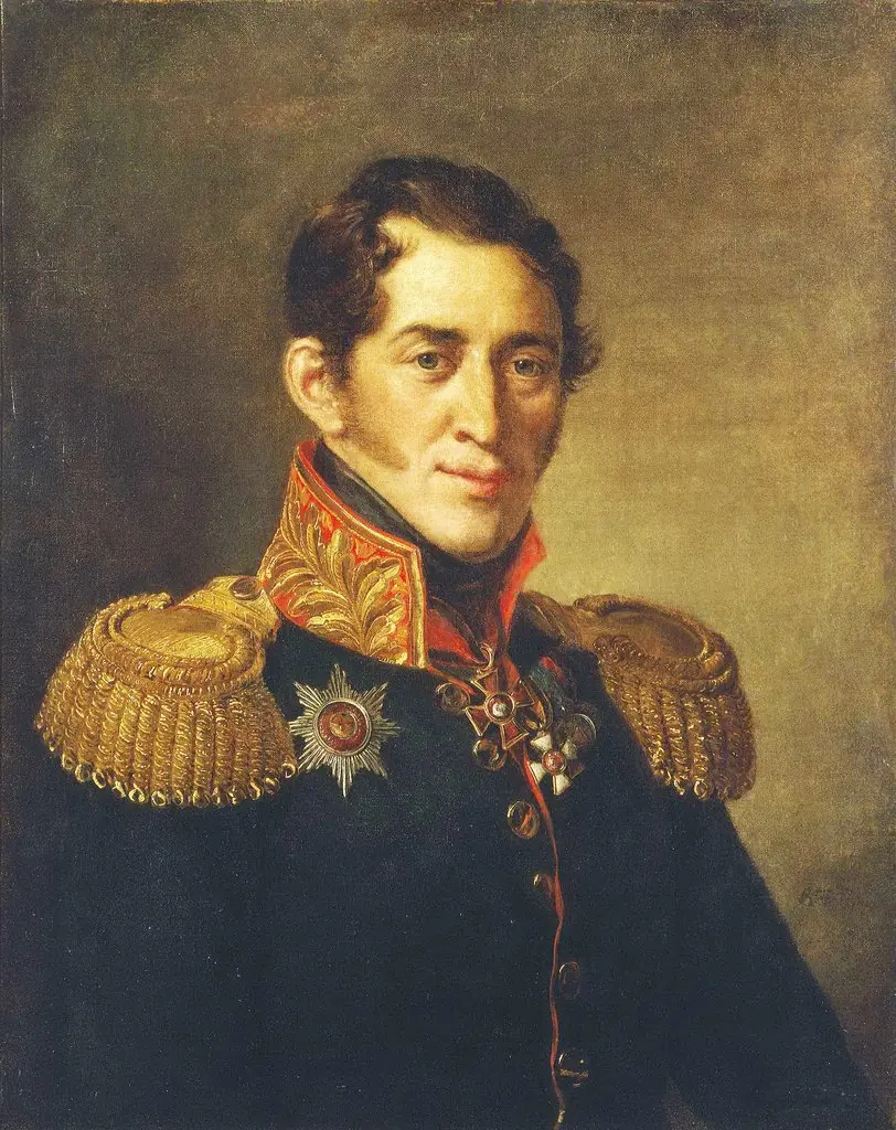 Portrait of Sergei Volkonsky, by Vasily Andreevich Tropinin