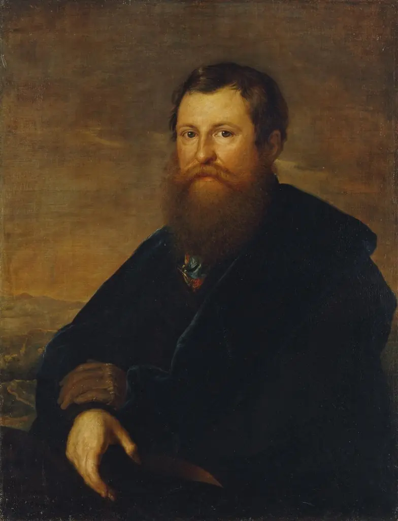 Portrait of the Merchant Alexander Sapozhnikov, by Vasily Andreevich Tropinin