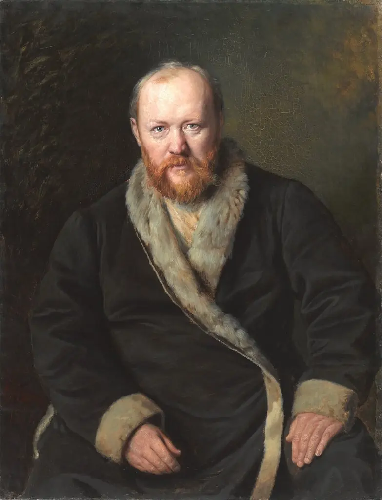 Porträt des Dramatikers A. N. Ostrowskij, by Vasily Perov