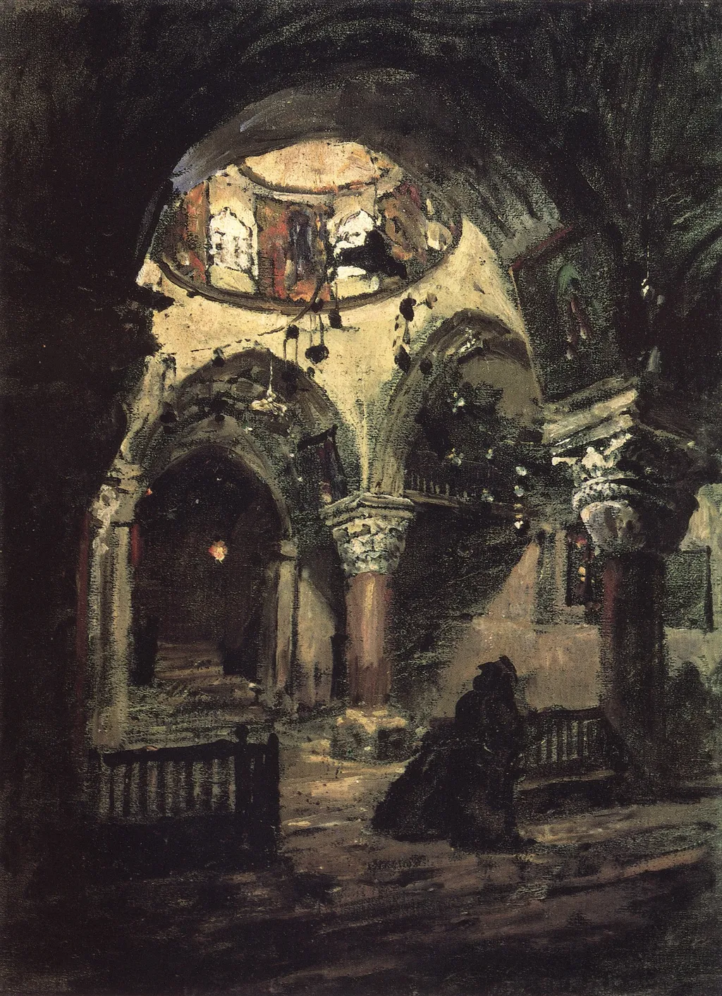 Elena Tumtikya uja, by Vasily Polenov, oil, 1892