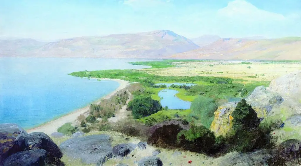 Genesareth uzda, by Vasily Polenov