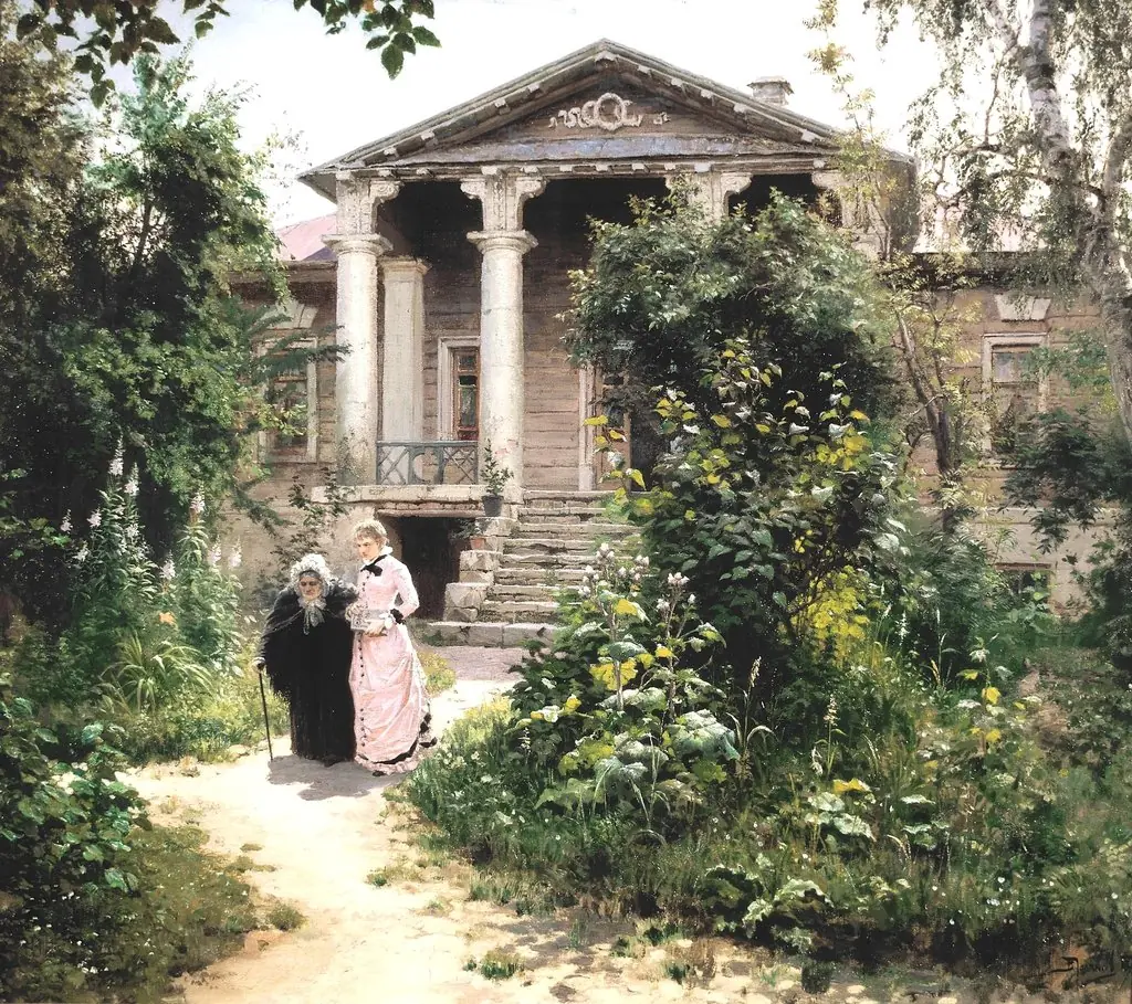 Grandmother's Garden, by Vasily Polenov