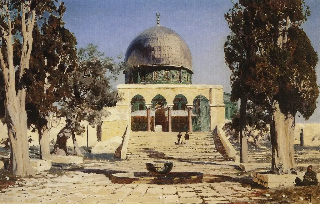 Haram al-Sherif, by Vasily Polenov