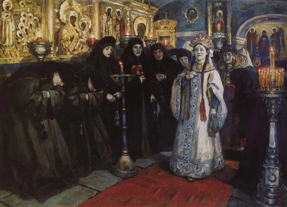 La oración del huerto (El Greco y su taller), by Vasily Surikov, oil, 1912