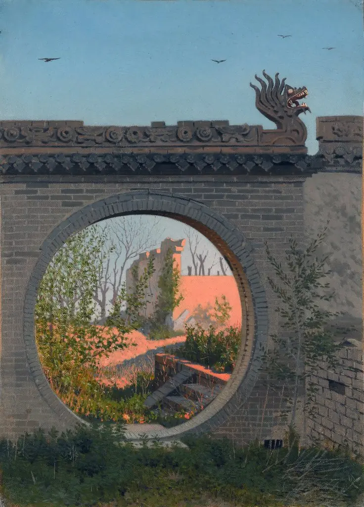 A Garden gate in Chuguchak, by Vasily Vereshchagin