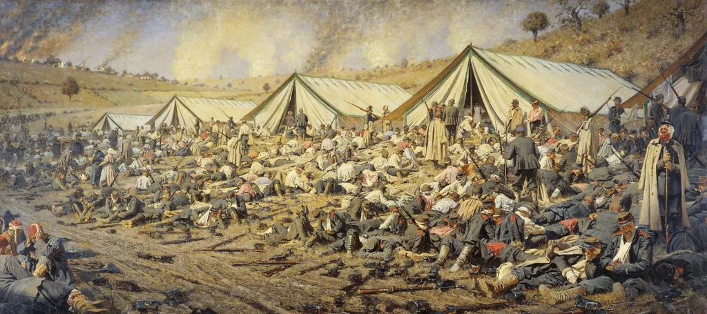 After the attack. Plevna, 1877-1878, by Vasily Vereshchagin, unspecified, 1891