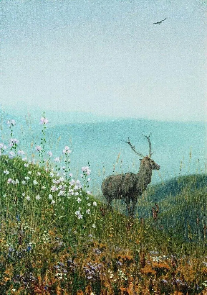 In the Alatau Mountains, by Vasily Vereshchagin