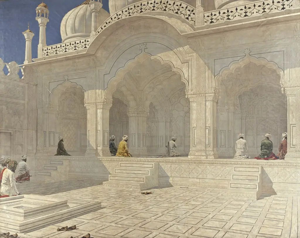 Pearl Mosque, Delhi, by Vasily Vereshchagin