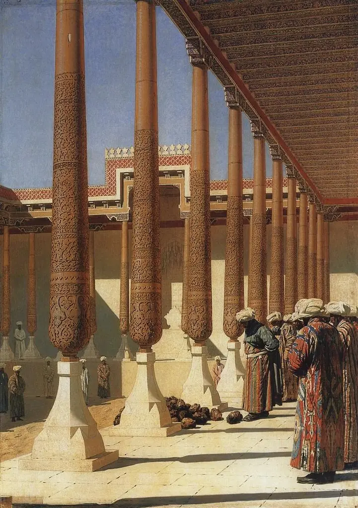 Presentation of the trophies, by Vasily Vereshchagin