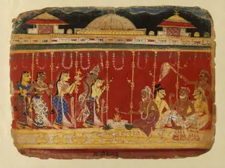 Vasudeva and Devaki