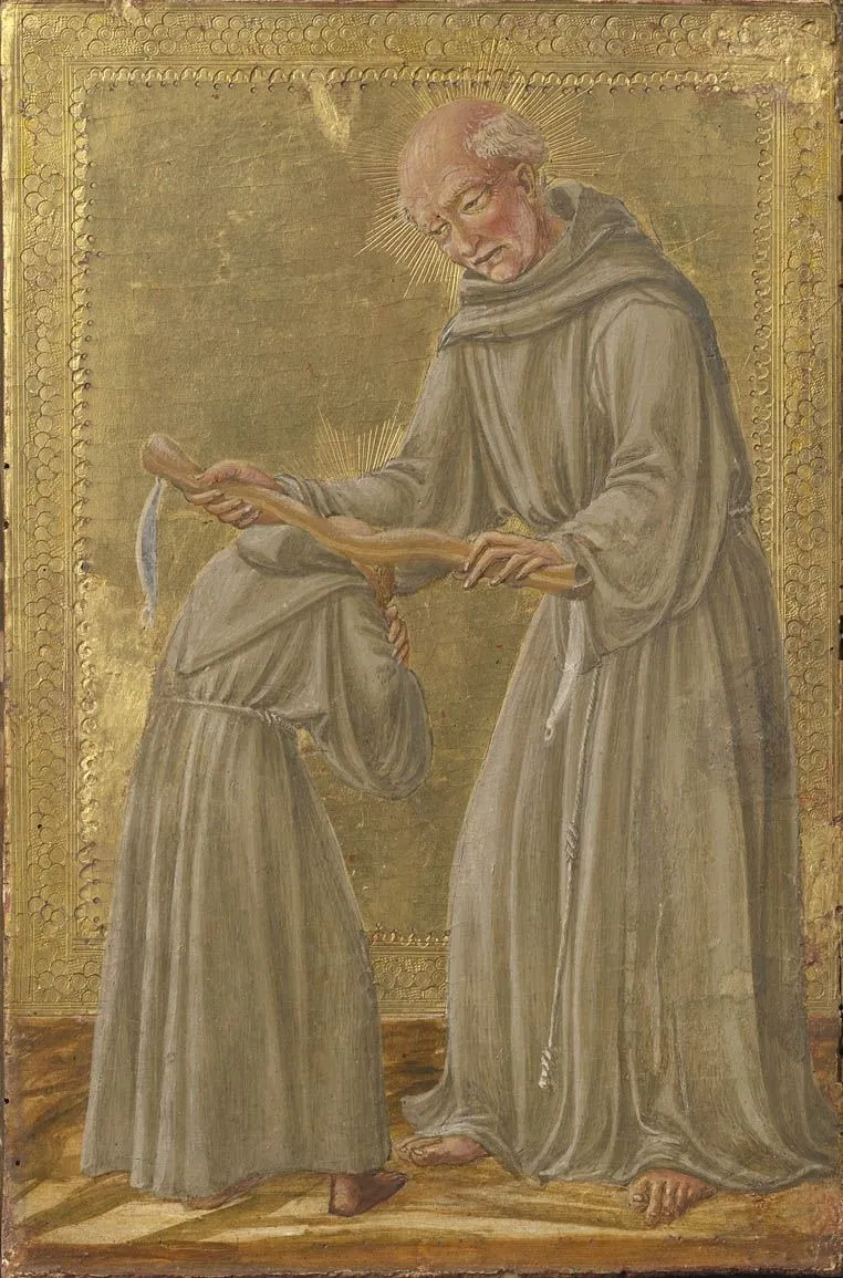The religious vow of obedience, by Vecchietta, oil, 1460