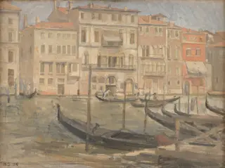 Ved Canal Grande i Venedig