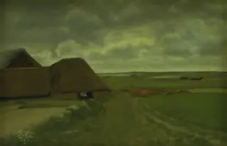 Ved et vestjysk teglværk. Gråvejr