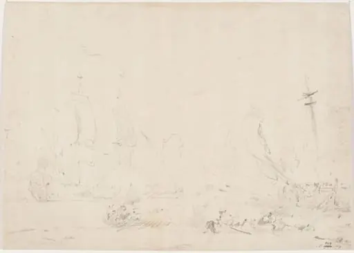 A sea fight, by Velde, Willem van de, the Younger