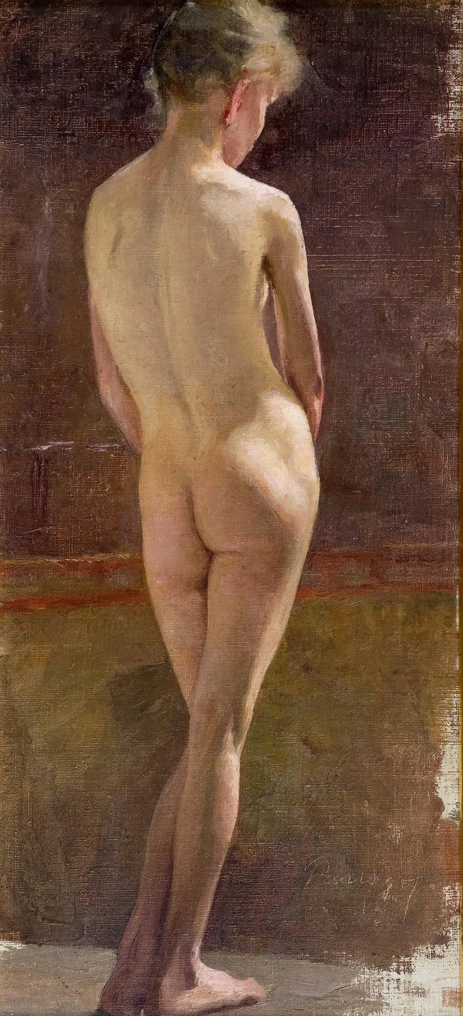 Alastonmalli, by Venny Soldan-Brofeldt, 1913