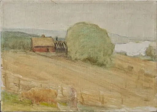 Järvimaisema, luonnos (kehystämätön), by Venny Soldan-Brofeldt