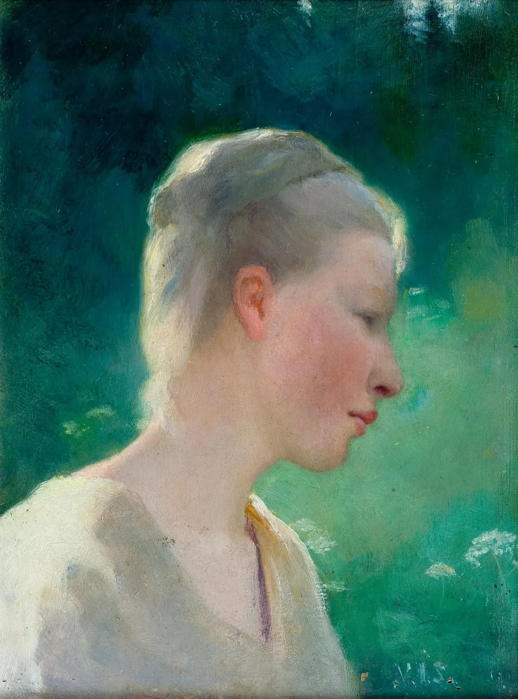 Nuori nainen, by Venny Soldan-Brofeldt, 1913