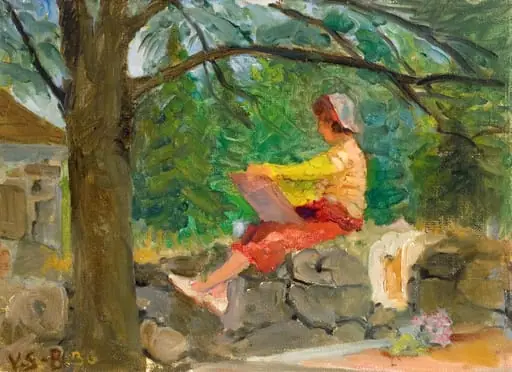 Taiteilijaystävä piirtää (Maggie Gripenberg), by Venny Soldan-Brofeldt