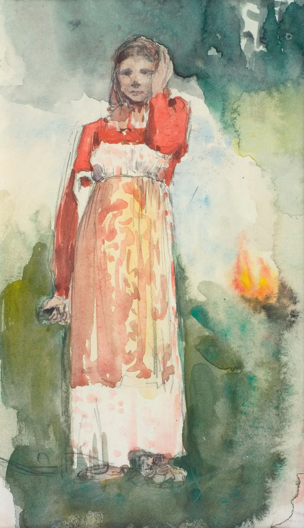 Tyttö Tuulijärveltä, by Venny Soldan-Brofeldt, 1913