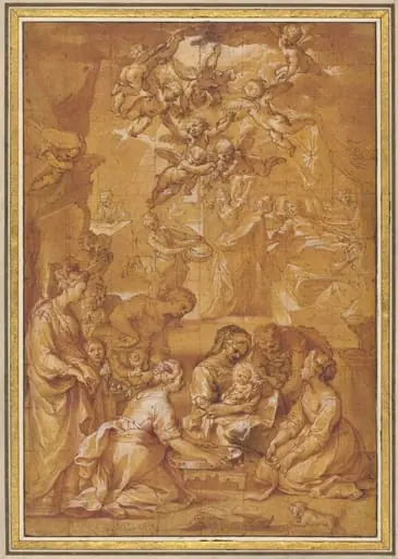 The Birth of the Virgin, by Ventura Salimbeni