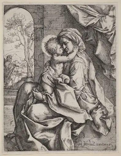 Virgin and Child, by Ventura Salimbeni