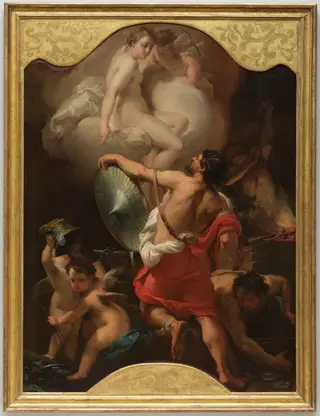 Venus Ordering Armor for Aeneas at Vulcan's Forge, by Gaetano Gandolfi