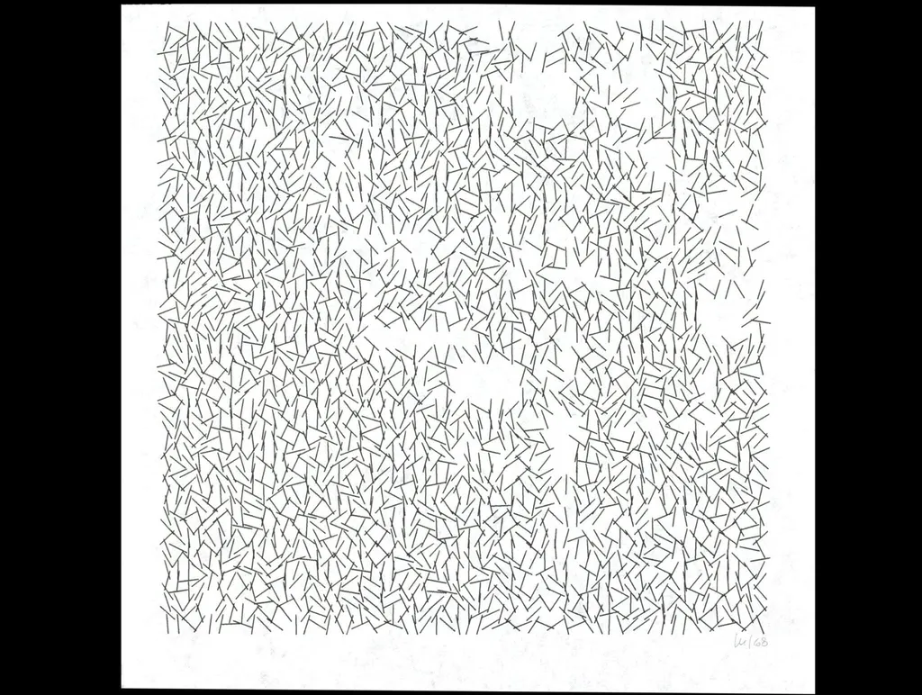 Interruptions, by Vera Molnar, 1969