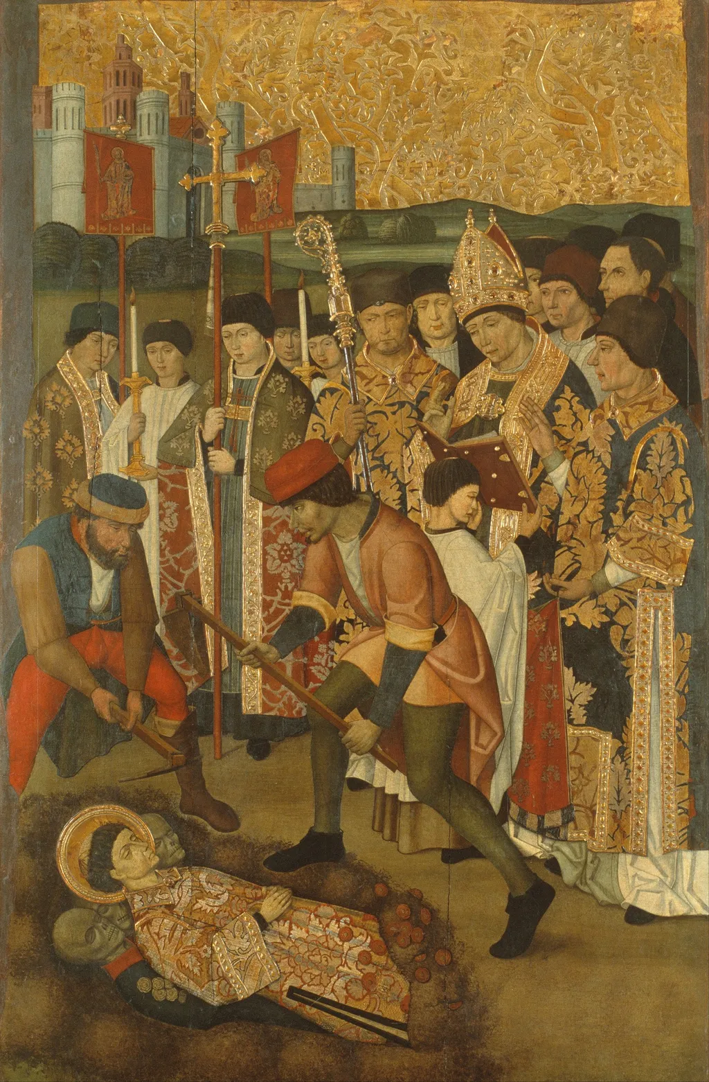 Invention of the Body of Saint Stephen, by Vergos family, unspecified, 1500