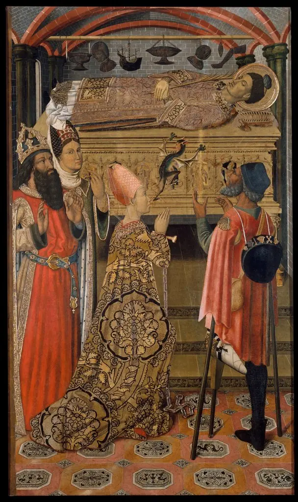 Princess Eudoxia before the Tomb of Saint Stephen, by Vergos family