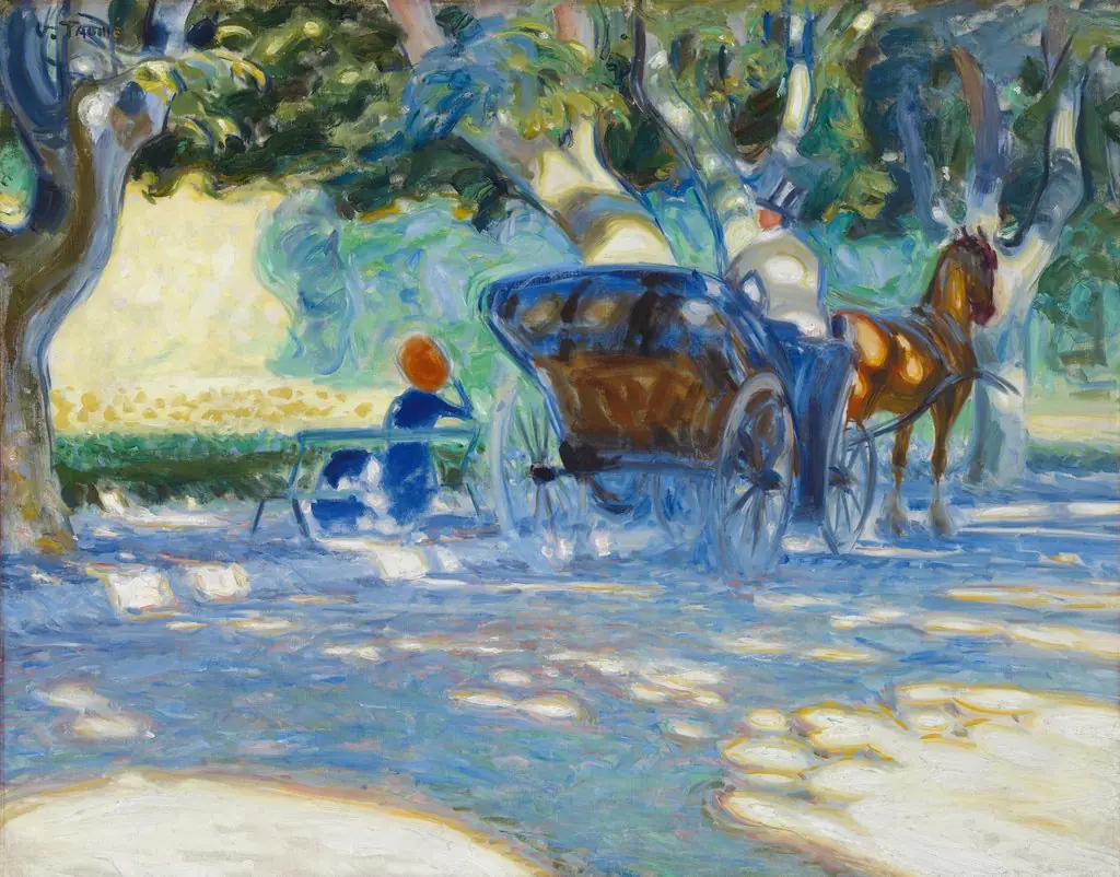 In the Borély Park, by Verner Thomé