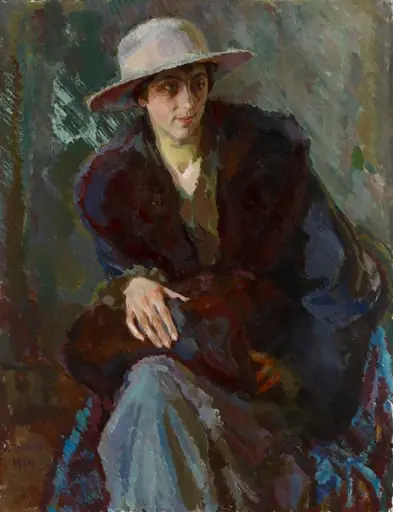 Naisen muotokuva, Martha Neiglick, by Verner Thomé