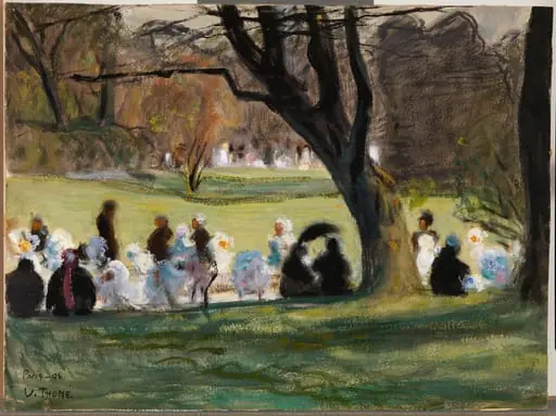 Puistokuva Pariisista, by Verner Thomé