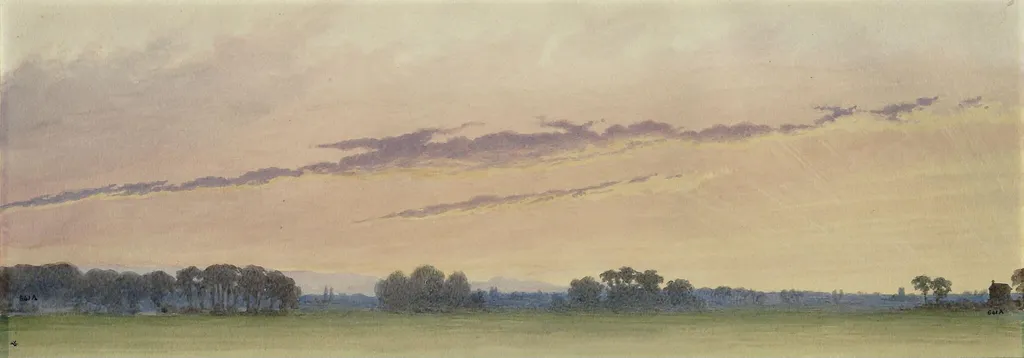 Study of Sky: Afternoon, by Vernon Howard, 1850