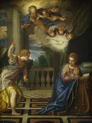 The Annunciation, by Veronese