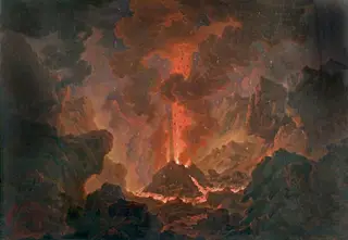 Vesuvius in Eruption, Italy