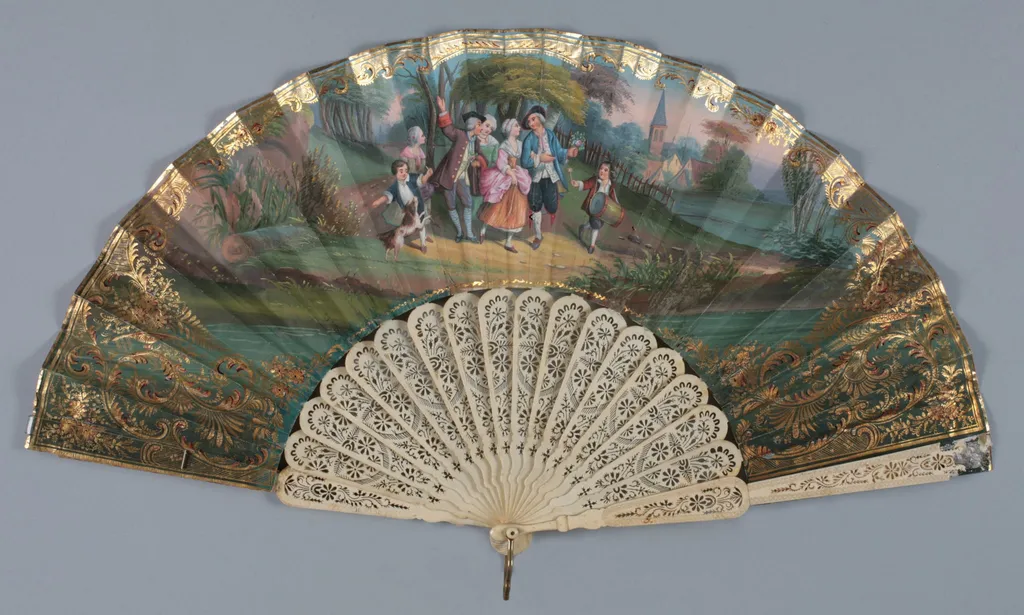 Eventail plié, by Veuve Dupré et Cie, unspecified, 1842