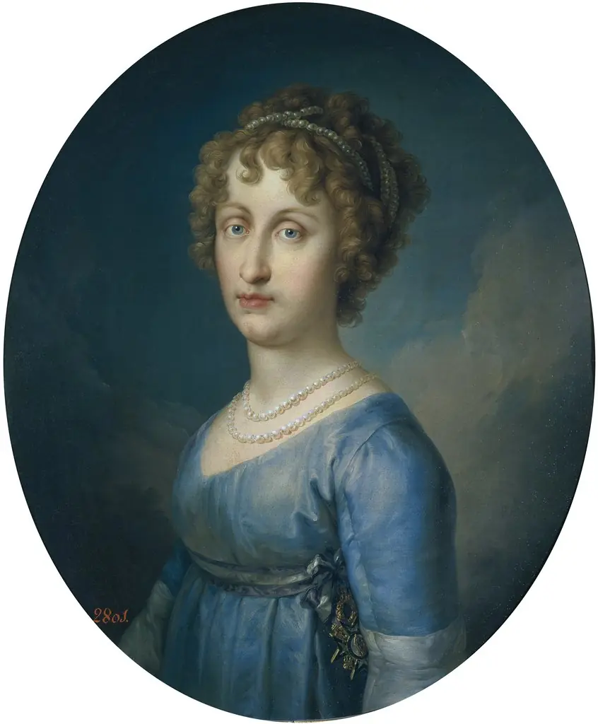María Antonia de Borbón, Princess of Asturias, by Vicente López Portaña