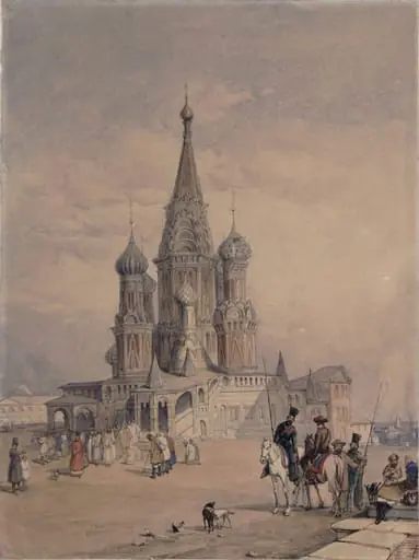 The Cathedral of Vassili Blaggenoi, Moscow, by Vickers