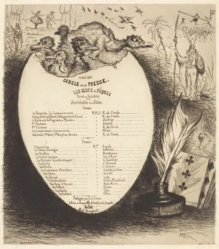 Les Oeufs de Pâques, by Vicomte Ludovic Lepic