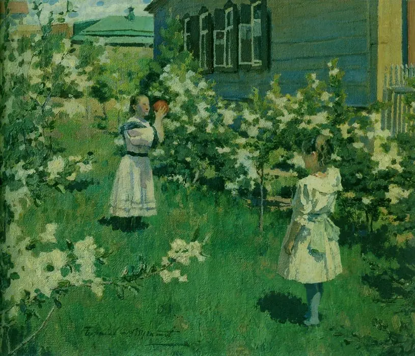 May Flowers, by Victor Borisov-Musatov