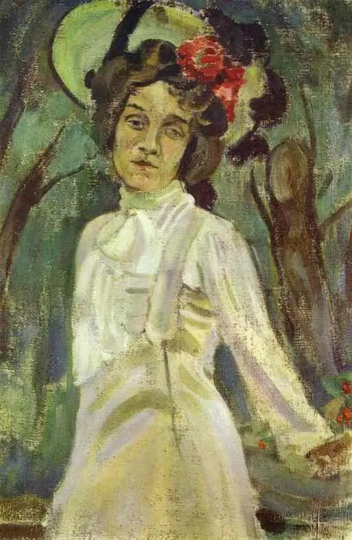 Portrait of Nadezhda Stanyukovich, by Victor Borisov-Musatov