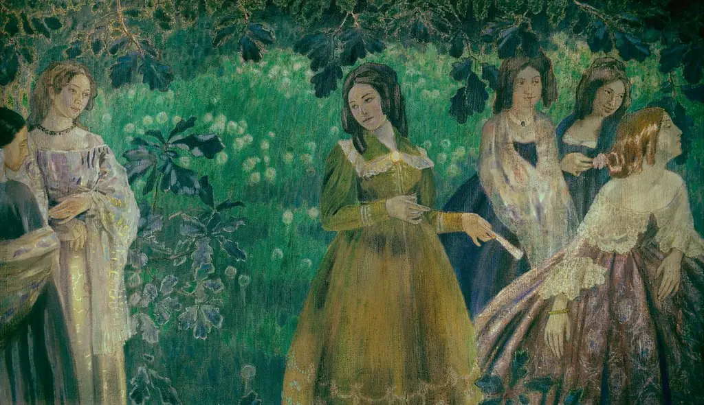 The Emerald Necklace, by Victor Borisov-Musatov
